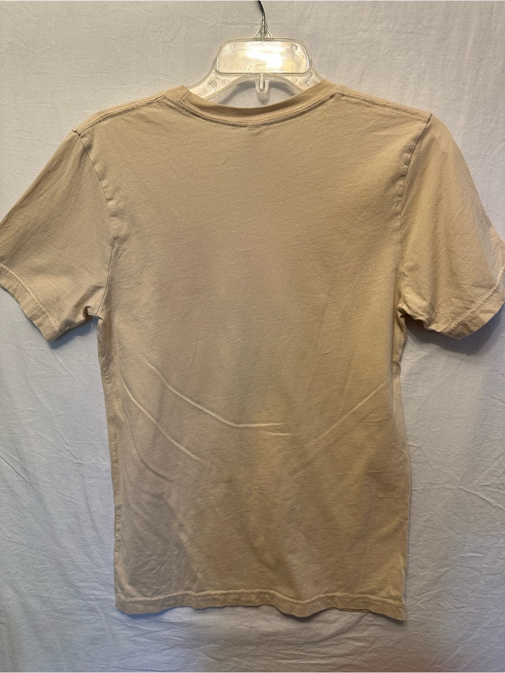 Alexa Jenson Black Cat Graphic Tee Beige Bella Canvas Small Indie Artist Shirt - Picture 4 of 5